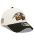 Фото #5 товара Men's Cream, Black Baltimore Ravens 2022 Sideline 39THIRTY 2-Tone Flex Hat