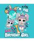 ფოტო #2 პროდუქტის Girl's L.O.L Surprise I'm the Birthday Girl Unicorn Child T-Shirt