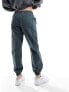 Фото #3 товара ASOS DESIGN washed cargo trouser with cuff hem in petrol blue
