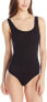 Yummie 257203 Women's Ruby Seamless Everyday Shaping Bodysuit Black Size Medium