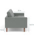 Joan 87" Fabric Sofa