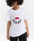 Фото #2 товара Toddler & Little Boys Embossed Logo Graphic T-Shirt, Created for Macy's