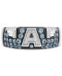 ფოტო #3 პროდუქტის Swiss Blue Topaz (5/8 ct. t.w.) & Diamond (1/10 ct. t.w.) Captain America Ring in Sterling Silver