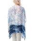 Фото #3 товара Women's Lightweight Ombre Tie Dye Kimono Wrap