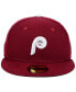 ფოტო #2 პროდუქტის Philadelphia Phillies Authentic Collection 59FIFTY Fitted Cap