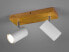 LED Deckenspots Holz, dimmbar, Silber