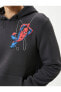 Фото #5 товара Толстовка мужская Koton Spiderman Oversize Hoodie с кенгуру карманом