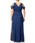 Фото #2 товара Платье женское KIYONNA Seraphina из сетки Plus Size