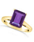 ფოტო #1 პროდუქტის Amethyst (3-1/7 ct. t.w.) Ring in 14K Yellow Gold