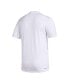 Men's x Rich Mnisi Pride Collection White Nebraska Huskers Pregame AEROREADY T-Shirt