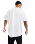 Фото #4 товара ASOS DESIGN oversized t-shirt in white with cowboy chest print