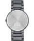 ფოტო #3 პროდუქტის Men's Bold Horizon Swiss Quartz Ionic Plated Gray Steel Watch 40mm