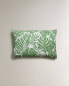 Фото #6 товара Tropical leaves print pillowcase