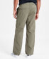 ფოტო #2 პროდუქტის Men's Regular Fit Belted Pants