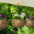 Фото #4 товара Горшок для комнатных растений Relaxdays Blumenampel Set из 3-х штук с кокосовой вставкой
