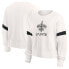 Фото #1 товара NFL New Orleans Saints Women's Primary Antique Long Sleeve Crew Fleece