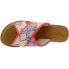 TOMS Viv Geometric Flat Womens Orange Casual Sandals 10012092T