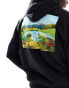 Фото #4 товара adidas Originals sunset backprint unisex hoodie in black