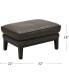 CLOSEOUT! Chanute 32" Leather Ottoman, Created for Macy's