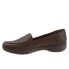 Фото #4 товара Trotters Jacob T1854-200 Womens Brown Narrow Leather Loafer Flats Shoes 8.5