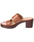Madewell Double-Strap Leather Platform Sandal Women's