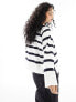 Фото #7 товара Barbour relaxed sweatshirt in white/navy stripe