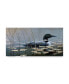 Фото #1 товара Wilhelm Goebel 'Loon In Reeds' Canvas Art - 16" x 32"