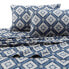 Фото #1 товара Flannel 200-Gsm Damask Printed Extra Deep Pocket Full Sheet Set