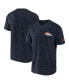 Men's NFL x Darius Rucker Collection by Navy Denver Broncos Slub Henley T-shirt Синий, S - фото #2