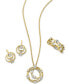 ფოტო #4 პროდუქტის EFFY® Diamond Multi-Cut Multi-Circle 18" Pendant Necklace (5/8 ct. t.w.) in 14k Gold