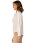 ფოტო #6 პროდუქტის Petite Embroidered Scalloped-Trim Blouse