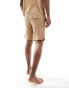 Boss Bodywear rib short in beige