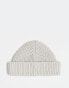 Фото #2 товара Reclaimed Vintage unisex waffle beanie in ecru