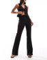 Фото #1 товара ASOS DESIGN high waisted tailored trouser in black