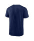 Фото #2 товара Men's Navy Milwaukee Brewers Second Wind T-shirt