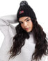 Napapijri Semiury knitted bobble hat in black