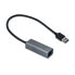 Фото #2 товара i-tec Metal USB 3.0 Gigabit Ethernet Adapter - Wired - USB - Ethernet - 1000 Mbit/s - Black - Grey