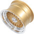 Фото #12 товара Литый колесный диск R-Style Wheels RS01 золотое рог полированный 7x15 ET20 - LK4/100 ML73.1