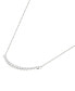 ფოტო #5 პროდუქტის Lab Grown Diamond Curved Bar Collar Necklace (1/2 ct. t.w.) in Sterling Silver, 16" + 2" extender