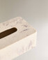 Marble-effect tissue box