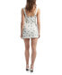 ფოტო #2 პროდუქტის Women's Cello Floral-Print Mini Dress