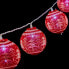 Фото #1 товара Светодиодная гирлянда из шариков 2 m Новогодняя ёлка Ø 6 cm Красный Белый