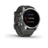 GARMIN Fenix 7S - Vernetzte Sport-GPS-Uhr - Silber mit grauem Armband