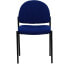 Фото #3 товара Comfort Navy Fabric Stackable Steel Side Reception Chair