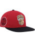 Фото #2 товара Men's Red, Black New York Knicks Hardwood Classics Free Bird Snapback Hat