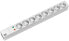 Фото #1 товара Удлинитель BACHMANN 19'' Aluminium Grey Silver 8x Schuko H05VV-F 3G 1.50mm² 2m