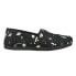 Фото #1 товара TOMS Alpargata Glow In The Dark Slip On Womens Black Flats Casual 10015762T