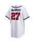 Men's Fred McGriff White Atlanta Braves 2023 Hall of Fame Inline Replica Jersey