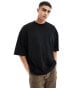 ASOS DESIGN essential heavyweight extreme oversized t-shirt 240gsm in black