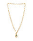 Фото #1 товара Rainbow 18K Gold Plated Nugget Toggle Necklace